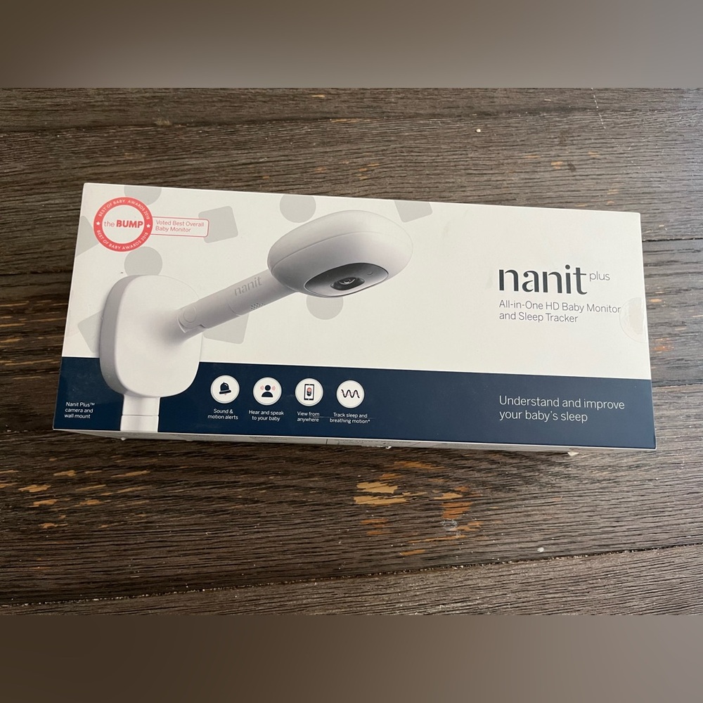 Nanit Plus Video Baby Monitor with Sleep Tracking (Wall Mount)